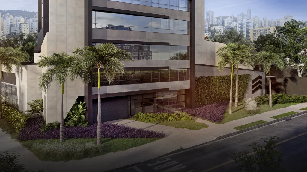 Portovenere Residence — fachada do empreendimento no bairro Sion